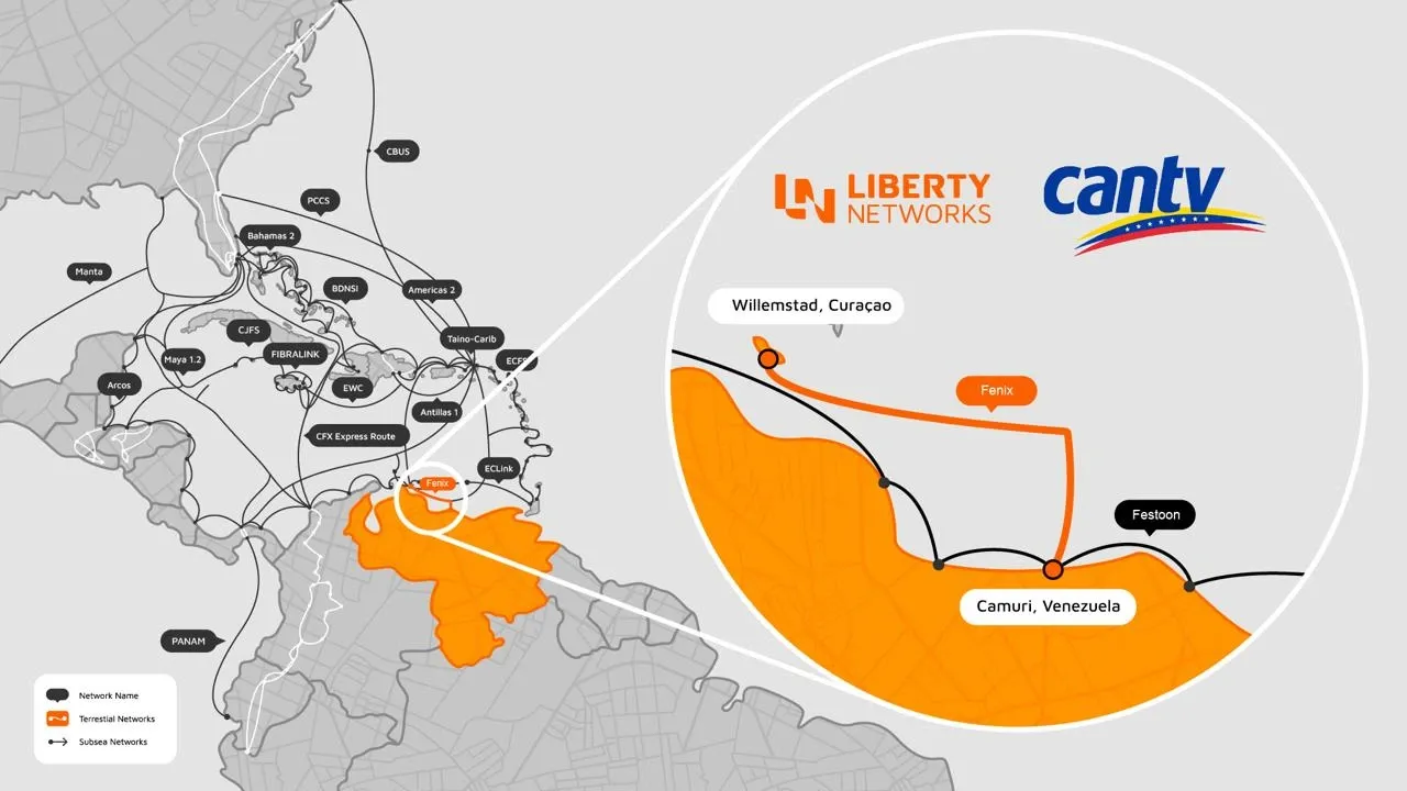 Liberty Networks and CANTV Launch Fénix Submarine Cable
