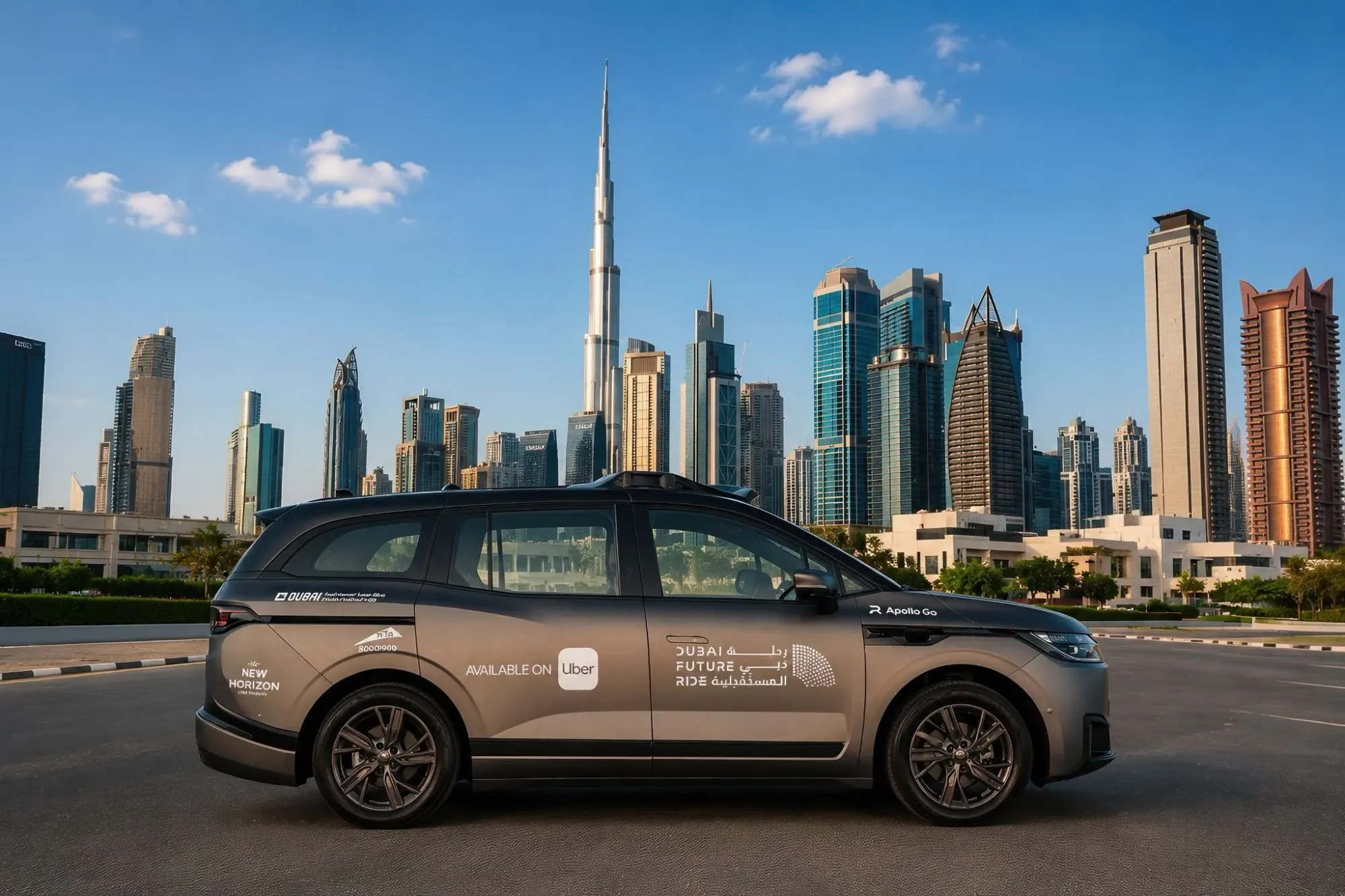 Uber and Baidu Launch Autonomous Robotaxi Service in Dubai